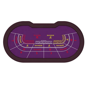 YH Đông Nam Á Phong Cách Cổ Điển Sòng Bạc Baccarat Poker Bảng Gấp Chân MDF + PU + Gỗ + Không Gỉ Không Thấm Nước Tùy Chỉnh Bảng Màu Sắc - Product Image 6