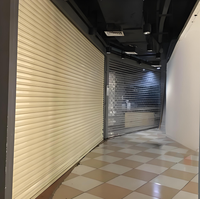 Porte enroulable industrielle en acier galvanisé perforé, acier extérieur V5