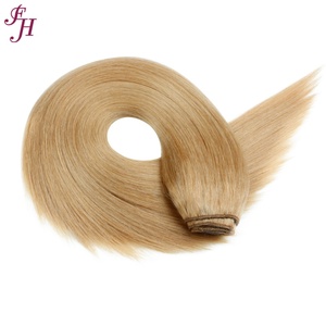 Extensions de cheveux humains à clipser FH de haute qualité, sans couture, double épaisseur, 100% Remy - Product Image 6