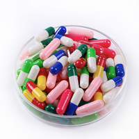 Capsule de gélatine vide personnalisée hala coque de capsule végétarienne 00 #0 #1 #2 #3 #4 # emballage de médicament pour l'industrie pharmaceutique