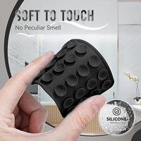 Support de téléphone portable en silicone à ventouse, accessoire de fixation adhésive pour coque de téléphone, vente en gros d'usine