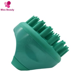 Silicone Cheveux <span class=keywords><strong>Masseur</strong></span> de Cuir Chevelu Shampooing Douche de Brosse de Brosse De Bain En Silicone pour Bébé - Product Image 1