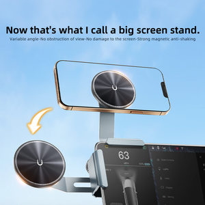 Nouveau support magnétique pour téléphone de voiture avec chargeur pour écran central <span class=keywords><strong>Tesla</strong></span> <span class=keywords><strong>Model</strong></span> 3/Y - Product Image 4