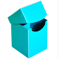 Boîte de rangement multifonction pour jeux de cartes, capacité 90 pièces, en plastique PP, avec logo personnalisé et impression offset.