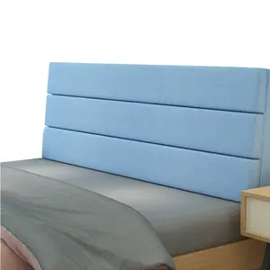 وسادة بجودة عالية ناعمة سميكة مبطنة من خشب hdf تغطي كل شيء غطاء مخملي لظهر سرير شامل واقي مسند ظهر لجانب السرير