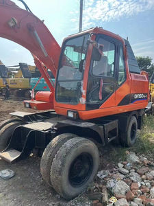 Excavadora de Ruedas Usada Doosan DH150w-7 Modelo 2022 con Motor Yanmar, Bomba Doosan y PLC, 0-2000 Horas - Product Image 5