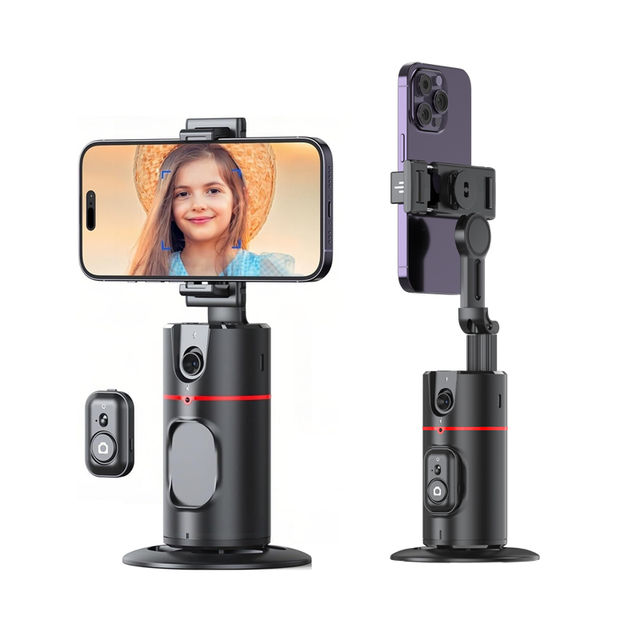 Smart Tracking Phone Stand Moving Tripod Auto Face Tracking Tripod with Remote for Video Vlog Live Stream No App