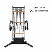 Unité Combinée de Tour à Poulies Commerciale Portable et Réglable pour Pilates avec Rail en Acier Carbone pour Studio de Santé OEM ODM