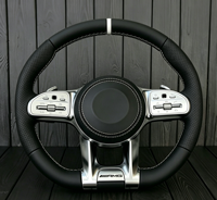 Volantes de Coche Personalizados de Alta Calidad en Fibra de Carbono y Cuero para Benz W205 S205 C205 W213 S213 W222 W463 W464 X253 C118 H247