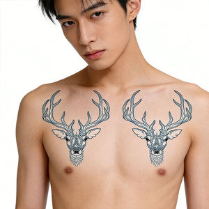 สติกเกอร์รอย<span class=keywords><strong>สัก</strong></span>ตัวอักษรสไตล์ยุโรปผีเสื้อขนาด 60x105 มม. <span class=keywords><strong>ที่</strong></span>ละเอียดอ่อนสำหรับงานปาร์ตี้วันหยุดและเทศกาล - Product Image 1