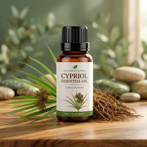 Huile Essentielle de Cypriol Naturelle (CAS 125634-08-9) Extrait de Plante Herbacée Cyperus Scariosus Huile Parfumée d'Aromathérapie 98,0%-99,0% - Product Image 2
