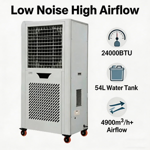 Movable Air Conditioner 24000BTU Fast Cooling With 3 Speeds & 24H Timer Energy Saving Commercial <b>AC</b> for Workshop Garage Tent Use - Product Image 6