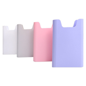 Soporte para Teléfono Bogg Bag, Correa de Silicona para Teléfono Móvil, Color Sólido Rosa, Blanco, Gris, Morado, Estilo Minimalista Urbano - Product Image 1