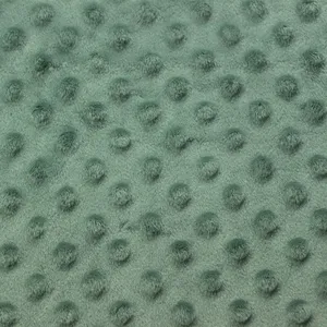 Örgü çözgü taze renkler Polyester peluş mikro Velboa polar kumaş kısa kazık süper yumuşak kabartma Velboa kumaş için hafızalı yastık