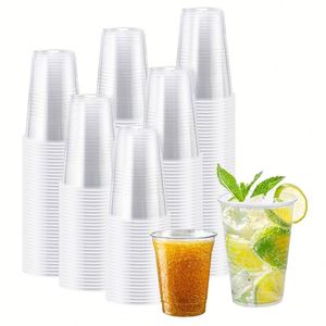 Vasos Desechables Transparentes y Duraderos de Plástico PP con Logotipo Personalizado Cundao, 500ml/700ml, Tapas Seguras para Café, Leche, Té Boba - Product Image 1
