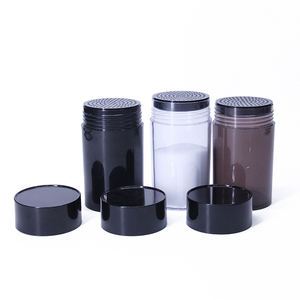 ขวดผงแชมพูสำหรับผู้ชายทรงกระบอกสีเรียบสำหรับผู้ชายใหม่โลโก้ส่วนตัว - Product Image 1