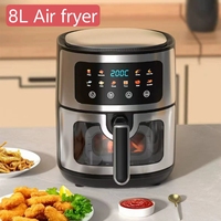 Friteuse à air sans huile 6L/8L/12L/15L la plus vendue en 2026 - Friteuse électrique domestique avec fonction four