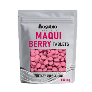 Nahrungsergänzungsmittel Wasserlösliches Maqui-Beeren-Fruchtpulver Private Label 100% Reine Organische Maqui-Beeren-Tabletten - Product Image 1