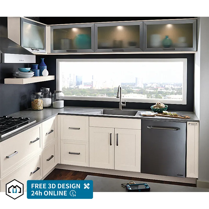 Otomatik Modern mutfak dolapları tasarım mobilya mutfak dolabı yeni mutfak dolabı