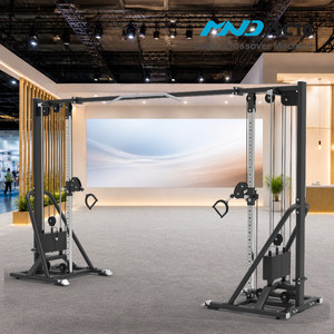 Machine de musculation professionnelle à câbles croisés réglables MND SC10 pour salle de sport et centre de fitness, faible entretien - Product Image 1