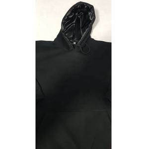 Sudadera con Capucha Unisex con Logotipo Personalizado, Sudadera de Invierno de Alta Calidad en Felpa de Algodón Negro Ecológica con Estampado Puff, Tallas XS-XL - Product Image 3