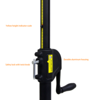 WP-163-2B Trépied d'éclairage pliable et flexible à prix abordable avec barre en T