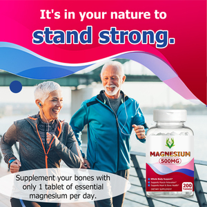 Tabletas de Magnesio de Marca Privada 500MG, Soporte Integral para el Cuerpo, Relajación Muscular, Salud del Corazón, Huesos y Músculos, Sistema Inmunológico - Product Image 5