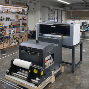 New dtf máy in xp600 i3200 33cm với 2 đầu A3 dtf máy in với 1 năm Điều kiện bảo hành New Loại mực sắc tố mực - Product Image 1