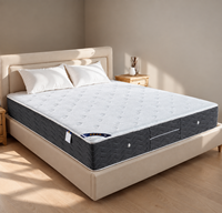 Matelas de lit enroulable à ressorts ensachés et mousse à mémoire de forme, qualité hôtelière, vente en gros d'usine, matelas hybride pour chambre à coucher