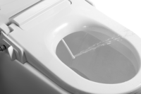 Siège de bidet mécanique moderne avec couvercle de lavage facile à installer Design de siège de toilette de salle de bain