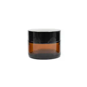 15g custom color glass container jars supplier cosmetic packaging skin care cream jars