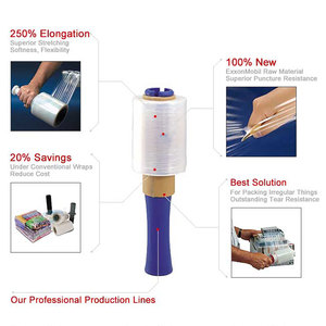 Wholesale Mini Bundling film Lldpe Stretch <b>Wrap</b> Item Bundle Protective <b>Plastic</b> Film - Product Image 2