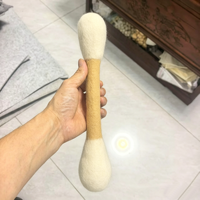 Jouet à mâcher pour chat en feutre de laine rose, grande taille, écologique, populaire, fait main, non toxique, résistant aux morsures, avec herbe à chat et bâton à mâcher pour les dents.