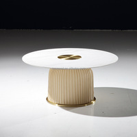 Ensemble de meubles modernes, table basse centrale rustique décorative et 2 tables d'appoint fabriquées en Chine pour canapé