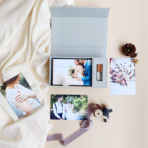 Bue di spedizione del cartone di presentazione del libro fotografico vuoto duro professionale all'ingrosso per l'<span class=keywords><strong>imballaggio</strong></span> della cornice della foto della cornice - Product Image 5