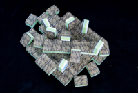 Table de Mahjong Portable LongBingS LBS-001 en Acrylique Cristal à Quatre Couches, Style Américain de Luxe, pour Divertissement