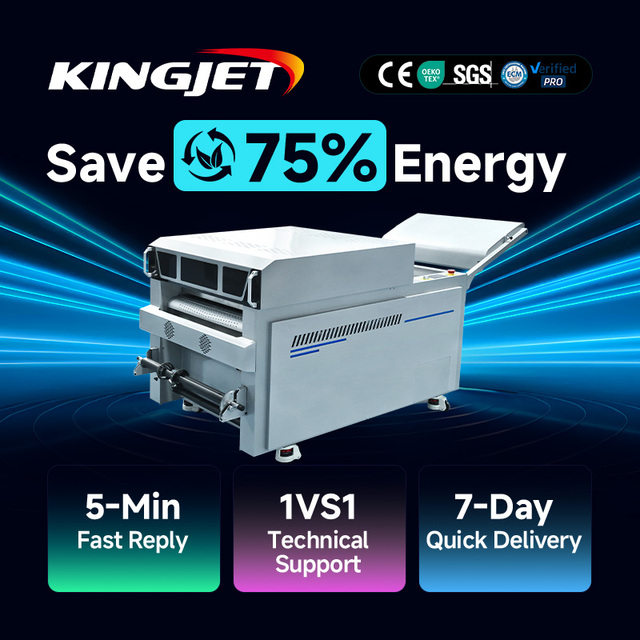 KINGJET Wholesale Automatic Easy to Operate Size DTF Printer White Ink Circulation System 60cm DTF Printer