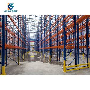 מחסן פלדה בצפיפות גבוהה מתכת ואן מתלה מערכת מדפים כבדים מדפים יחיד עמוק תעשייתי מדף משטחים - Product Image 1