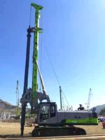 Foreuse rotative à couple élevé ZR160L Zoomlion de classe 50T, dotée d'une puissance de 154 kW et d'une profondeur de forage de 1,5 m