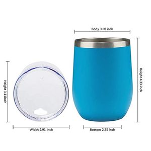 แก้วสแตนเลสเก็บความร้อนไวน์ผนังสองชั้นขนาด12ออนซ์พร้อมฝาปิดสำหรับเก็บไวน์กาแฟและชา2023สินค้าใหม่ - Product Image 3