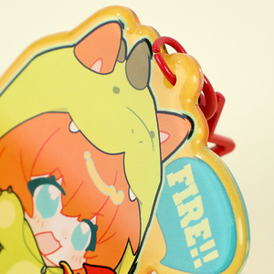 Vograce tùy chỉnh <span class=keywords><strong>2025</strong></span> mới đến mịn Epoxy kết thúc tùy chọn hiệu ứng ba chiều cạnh tròn làm tròn rõ ràng <span class=keywords><strong>Acrylic</strong></span> móc khóa - Product Image 3