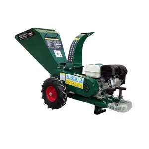 7.5HP Mobile type Small branch crusher Small wood crusher