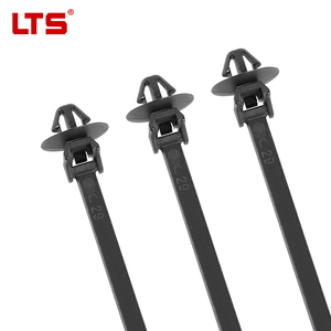 Bridas de nailon autoblocantes LTS con cabeza de hongo 4.6x160mm, resistentes al calor/UV, ignífugas 94V-2 para cableado eléctrico automotriz - Product Image 6