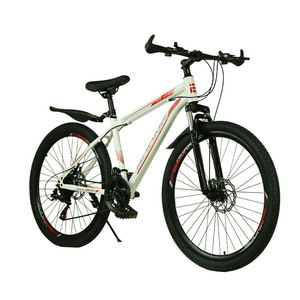 Bicicletta da Montagna Personalizzata 26/24 Pollici, Freni a Disco, Cambio a Velocità Variabile, Forcella Ammortizzata, Telaio in Acciaio al Carbonio, <span class=keywords><strong>Bici</strong></span> Fuoristrada - Product Image 1
