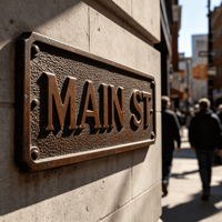 Plaques en métal rétro gravées pour entreprises, hôpitaux, publicité, signalétique – Taille personnalisable, intérieur/extérieur