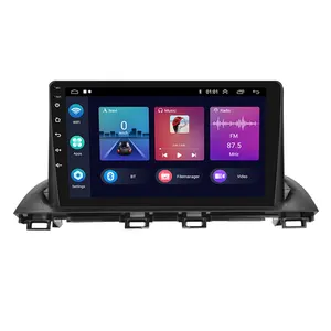 Crbrillar 9'' Car Radio Android 12 Carplay Android Auto GPS RDS HIFI with AHD Camera For Mazda 3 Angkesaila 2014-2019
