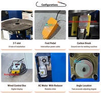 Positionneur de soudage rotatif motorisé à écran tactile avec programmation PLC, capacité 0,6 MT (600 kg horizontalement, 300 kg verticalement)
