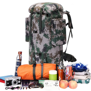 Qxmoving ba lô chiến thuật bền thể thao chống nước <span class=keywords><strong>75</strong></span> lít Thời trang Khung nội bộ cho cắm trại ngoài trời săn bắn đi bộ đường dài - Product Image 3