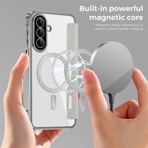Étui de téléphone à clapet de style professionnel de luxe, avec ligne CD, aimant puissant, en cuir PU, pour A27 A57 A37 5G/S26 S25 S24 S23 <span class=keywords><strong>S22</strong></span> - Product Image 2