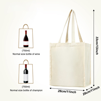 Özel kullanımlık 6 şişe şarap çantası bölücü şarap taşıyıcı bakkal tuval ile bez şarap çantası kamp piknik hediye için